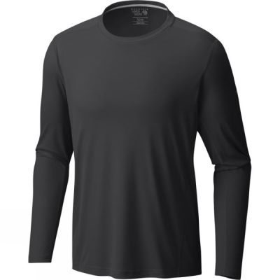 Tee Mountain Hardwear Photon Manga Larga Hombre Gris - Chile RNY096281